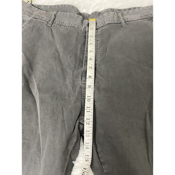Ebossy Utility Pants Men Size 38 Gray Work Casual 90s 38x42 Pockets Carpenter - Picture 6 of 13